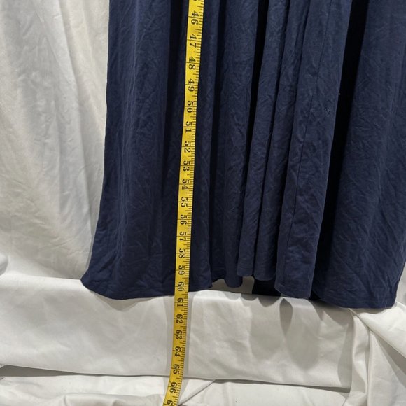 NWD $128 Kiyonna [ 3X ] Indie Surplice V-Neck Maxi Dress in‎ Nouveau Navy #Q400 - Picture 7 of 13